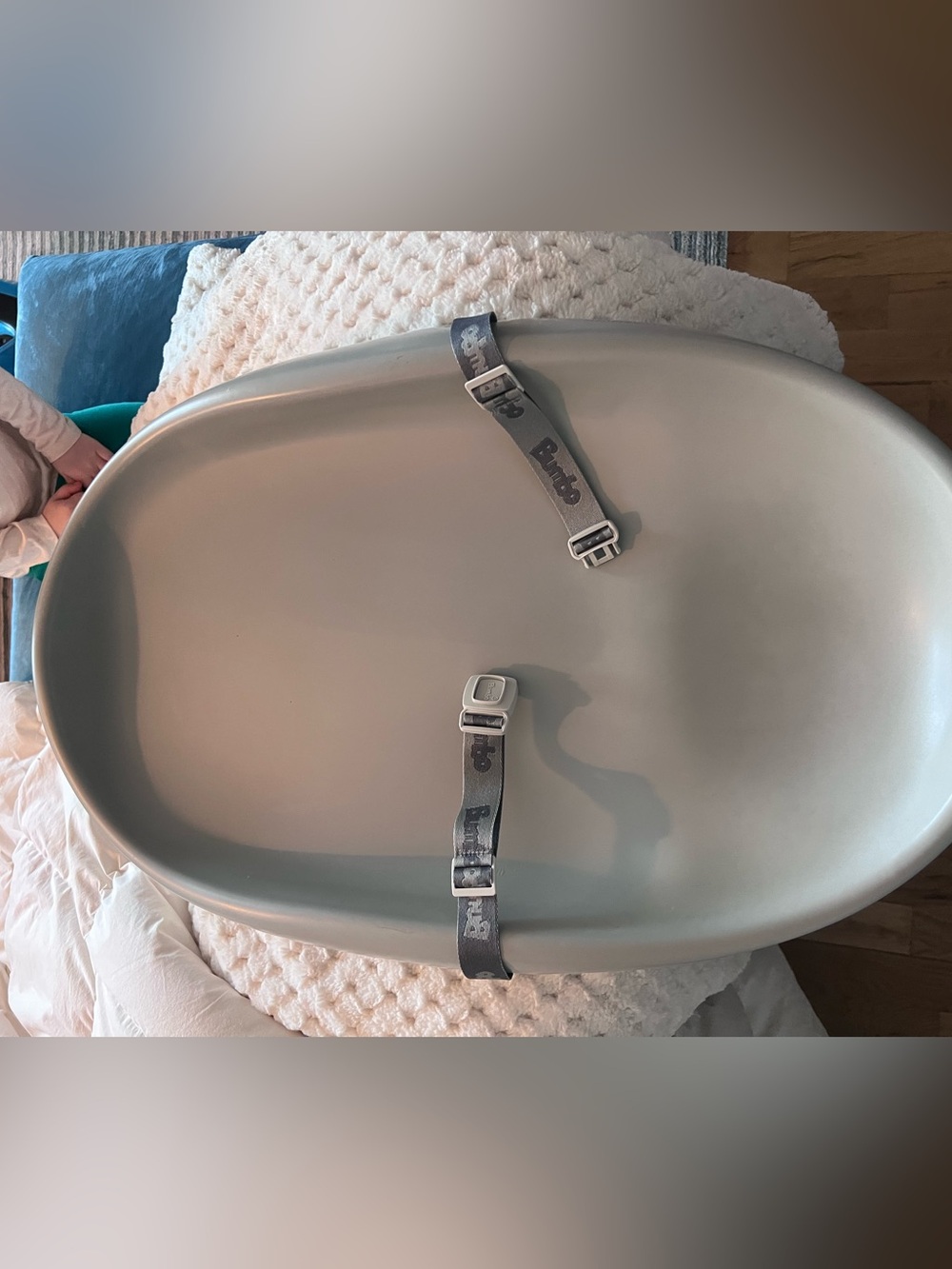 Bumbo Light Gray changing pad